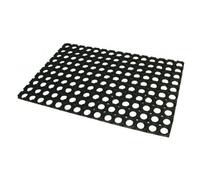 Jvl Rondo Rubber Ring Door Mat Black (40 X 60Cm)