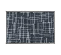 Jvl Savio Machine Washable Door Mat, 40 X 60 Cm, Grey