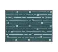 Jvl Savio Machine Washable Door Mat, 40 X 60 Cm, Teal