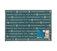 JVL Savio Machine Washable Door Mat, 40 x 60 cm, Teal, One Size