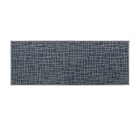 JVL Savio Machine Washable Runner Mat, 57 x 150 cm, Grey, One Size (07-137GY)