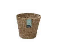 JVL Seagrass Round Bin in Brown | Size: Medium JVL Brown M