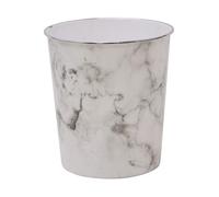JVL Small Marble Waste Paper Bin, 24.5cm x 26.5cm approx