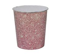 JVL Small Pink Sparkle Waste Paper Bin, 24.5cm x 26.5cm Approx, One Size