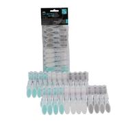 Jvl Soft Grip Clothes Pegs, Pack Of 24