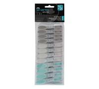 JVL Soft Grip Clothes Pegs, Pack of 24