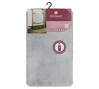 JVL SOLEMATE Eco-Bath Mat, 50x80cm, Light Grey