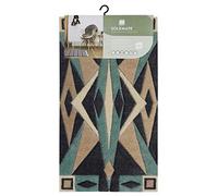 Solemate Hand Carved Art Deco Door Mat - Turquoise