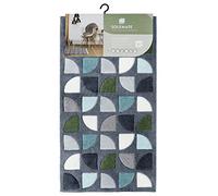 JVL SOLEMATE Hand Carved Windmill Door Mat - Blue