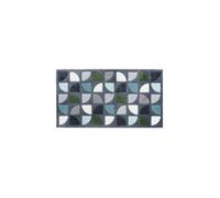 JVL Solemate® Hand Carved Windmill Doormat 57 X 100 cm in Green | Size: 57 cm x 100 cm JVL Green 57 cm x 100 cm