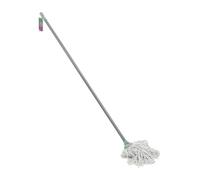 JVL String Mop - Grey - Machine Washable Microfibre Floor Mop for Hard Floors