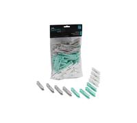 JVL Strong Hold Rust Resistant Plastic Pegs - Aqua