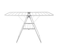 JVL Strong Winged Clothes Drying Airer-12M, White, Iron, One Size