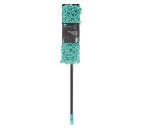 Jvl Super-Absorbent Chenille Extendable Flat Floor Mop, Turquoise/grey