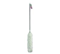 JVL Synthetic Telescopic Duster, Extendable Handle for High Reach Dusting, Lightweight Household Cleaning Tool - Green
