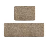 Jvl Tanami Machine Washable Doormat And Runner, Beige