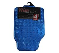 Titan Car Mat Set - Blue JVL Blue 45cm x 70cm