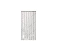 JVL Tuscany Hanging Wooden Beaded Door Curtain 90x180cm Arrows, Multi