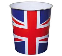JVL Union jack flag waste paper bin 25x26.5cm 100% polypropylene