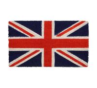 JVL Union Jack Latex Coir Doormat 40X70Cm