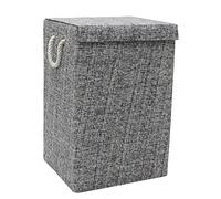 Jvl Urban Rectangle Paper Laundry Basket, Grey
