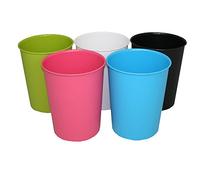 JVL Vibrance Waste Paper Bin Assorted