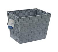 JVL Vichy Rectangular Nylon Storage Basket With Handles