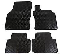 JVL Volkswagen VW Passat (B8) 2015+ Fully Tailored 4 Piece Rubber Car Mat Set with 4 Round Clips