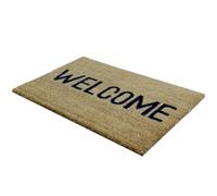 Jvl Welcome Latex Bottom Doormat Brown/black (One Size)