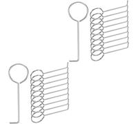 JVNALwnkv Bathroom Sink Strainer ，Stainless Steel Drain Strainer，40pcs Grabber Tool Floor Remove Hook Multi-Functional Lifting Hooks for Shower Cleaning