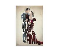 JVNALwnkv Gone with The Wind Poster Room Decor Artistic Poster for Room Aesthetic Canvas Wall Art Bedroom Decor 12x18inch(30x45cm) Unframe-style