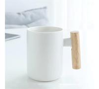 JVNALwnkv Retro Tea Sets Tea Cup,Ceramics/Glass Water Kettle,Solid Wood Handle Mug Ceramic Couple Water Cup Coffee Cup with Lid