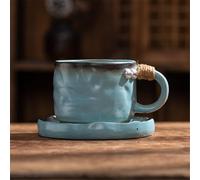 JVNALwnkv Retro Tea Sets Tea Cup,Ceramics/Glass Water Kettle,Vintage Coffee Cup with Saucer Afternoon Tea Ceramic Water Mug