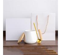 JVNALwnkv Retro Tea Sets Tea Cup,Ceramics/Glass Water Kettle,Wooden Handle Mug Ceramic Wooden Handle Water Coffee Cup