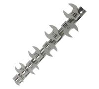 JVNALwnkv Stainless Steel Adjustable Spanner,Jaw Adjustable Wrenches,8Pcs 3/8 Inch Drive Crowfoot Wrench Set Repair Tools Portable Sturdy