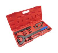 JVNALwnkv Stainless Steel Adjustable Spanner,Jaw Adjustable Wrenches,Variable Pin Wrench Camshaft Alignment Tool,Time Saving Sturdy Easy to Use Crankshaft Pulley Remover Engine Timing Tool Set