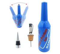 JVNZAM Flair Bottle Bartender Practice Bottles Set, 3pcs Flair Bartending Kit for Bar Performance Liquor Bottles, 1 Flair Bottle, 2 Wine Stoppers