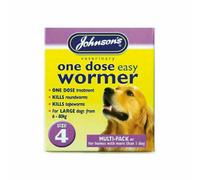 JVP 1 Dose Wormer Dogs Size 4 (3x8 Tablets)