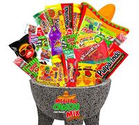 JVR TRADE Mexican Candy Mix Assortment Snack (42 Count) Mexican Dulces Variety Of Best Sellers Spicy, Sweet, and Sour Bulk candies, Includes Luca, Pelon, Pulparindo, Rellerindo, by
