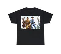 JVRUT Lone Ranger and Tonto Men's Short Sleeve T Shirt Black XL