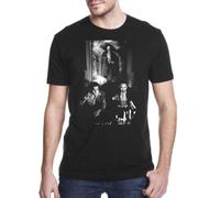 JVRUT T-Shirt ed Wood Johnny Depp Dracula bela Lugosi Black Black M