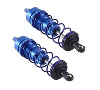 JVRWSC 1/10 RC Car For Buggy Short Course For Rally Monster Truck Upgrade Parts Oil Adjustable 85Mm Metal Shock Absorber Damper Rc car shock absorber(Blue)