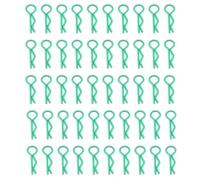 JVRWSC Compatible With 1/10 RC Crawler Car For Buggy Drift Model Upgrade Modification Accessories Parts 50PCS R Buckles Fixed RC Repair Parts(Green)