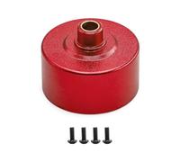 JVRWSC Compatible With Arrma 6S For Kraton For Talion For Typhon 1/7 1/8 RC Car Parts Accessories Metal Diff Case Differential Housing RC Repair Parts(Red)