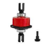 JVRWSC Compatible With Arrma For Infraction For Limitless For Typhon 6S 1/7 1/8 1/10 Rc Car Parts Metal Front Rear Differential 42T 15T RC Repair Parts(Red)