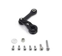 JVRWSC Compatible With ARRMA For INFRACTION For MOJAVE For KRATON For TYPHON For OUTCAST 1/7 1/8 Rc Car Parts Metal 25T Servo Arm Link Rod RC Repair Parts(Black)