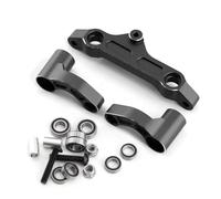 JVRWSC Compatible With Arrma For KRATON 8S For Outcast 1/5 RC Car Upgrade Parts Accessories Metal Steering Assembly Bellcrank Set RC Repair Parts(Black)
