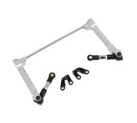 JVRWSC Compatible With Axial For Wraith RR10 1/10 RC Crawler Car Upgrade Parts Accessories Metal Bar Swaybar Sway Bar Set RC Repair Parts(Silver)