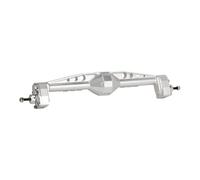 JVRWSC Compatible With Capra For Wraith 1/10 RC Crawler Aluminum Machined Front Rear Offset F9 Portal Axle With Constant Velocity Driveshift Link Mount RC Front Rear Axle(Silver,Rear)