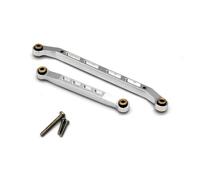 JVRWSC Compatible With FMS For Fire For Horse For EAZYRC For Thunder 1/18 RC Car Upgrade Modification Accessories Parts Steering Rod RC Repair Parts(Silver)